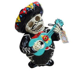 Day Of The Dead Mariachi Skeleton Candle House