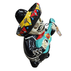 Day Of The Dead Mariachi Skeleton Candle House