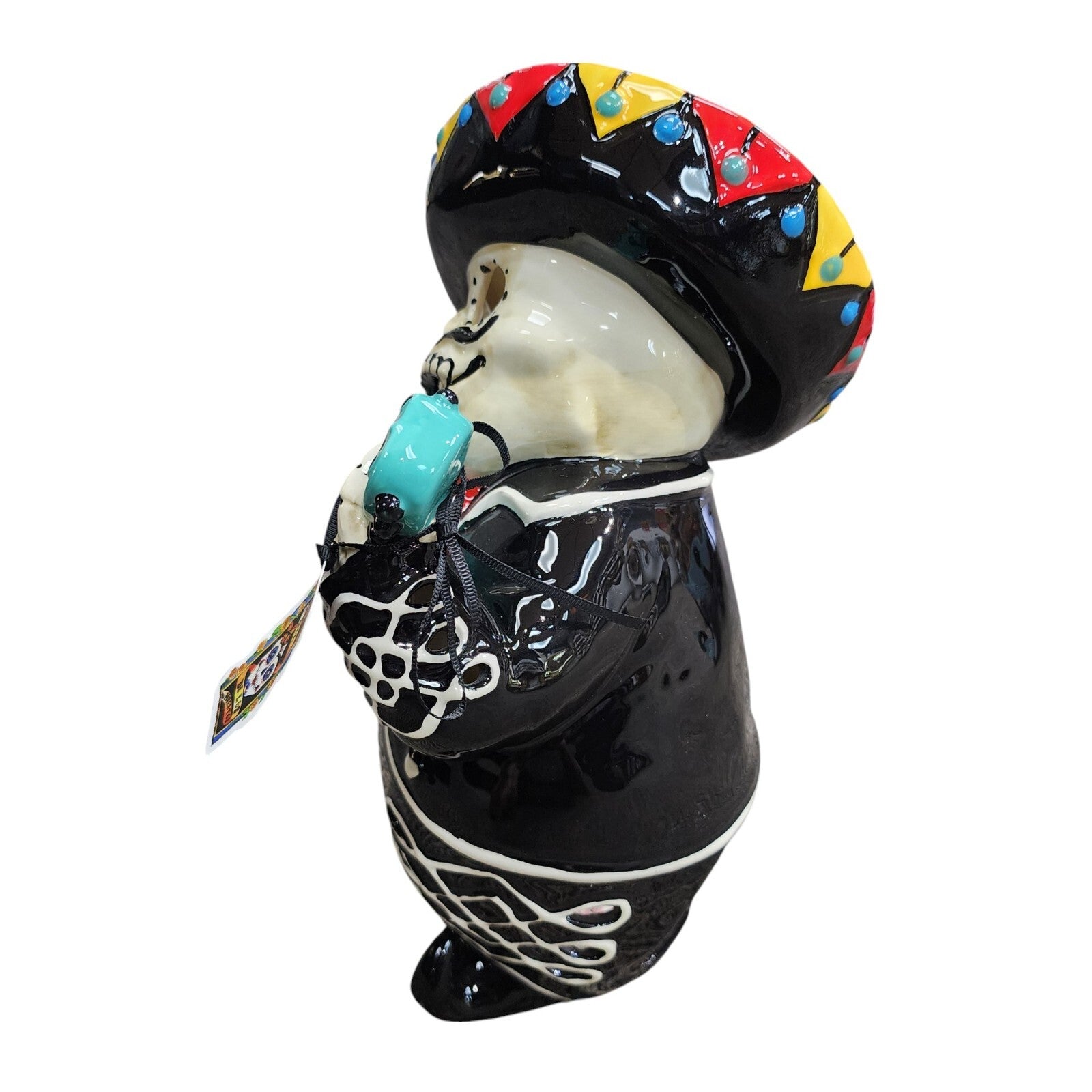 Day Of The Dead Mariachi Skeleton Candle House