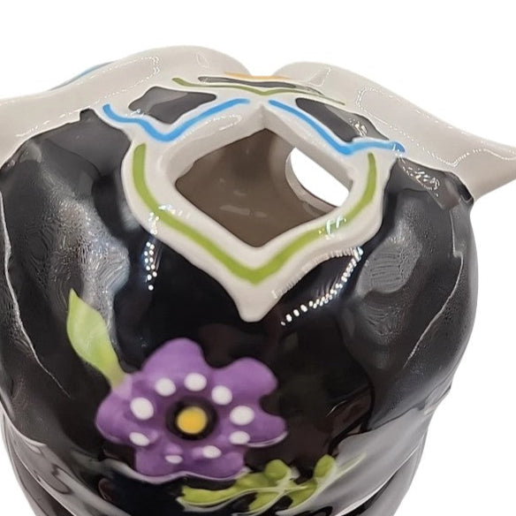 Day of the Dead Owl Tealight Candle House