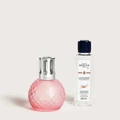 Disco Frosted Pink Lamp Gift Set by Maison Berger