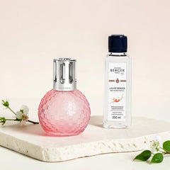 Disco Frosted Pink Lamp Gift Set by Maison Berger