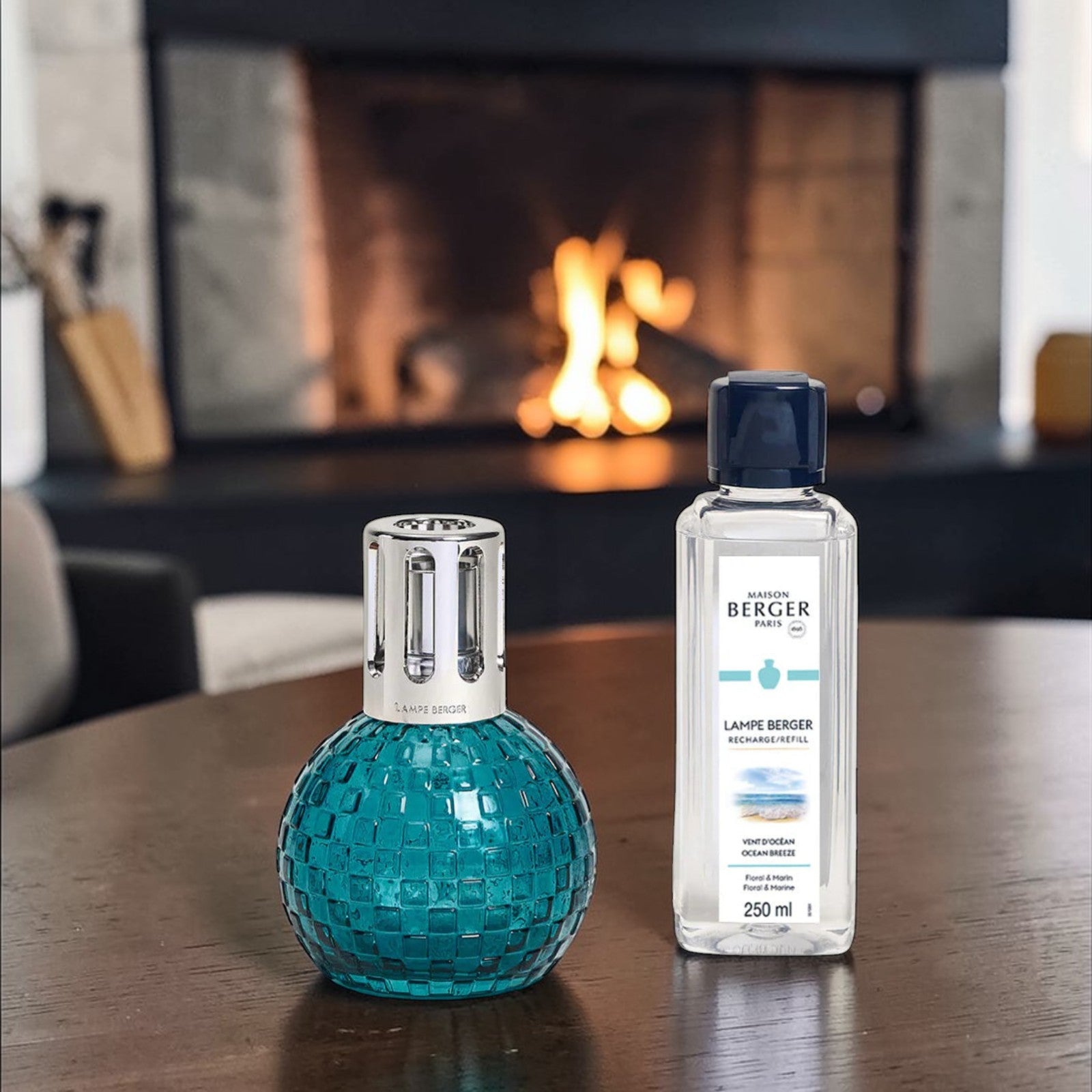 Disco Teal Lamp Gift Set by Maison Berger