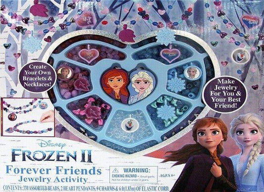 Disney Frozen Jewelry Bracelet DIY Create Activity Kit Forever Friends 347 Piece - Sammi's Attic