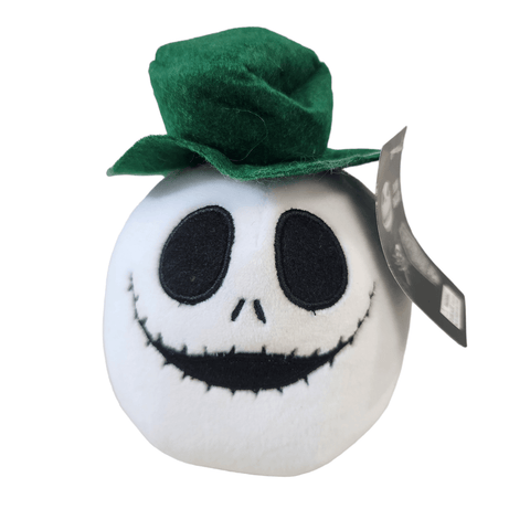 Disney Nightmare Before Christmas 4'' Jack Skellington Plush Bag Clip Green Hat - Sammi's Attic