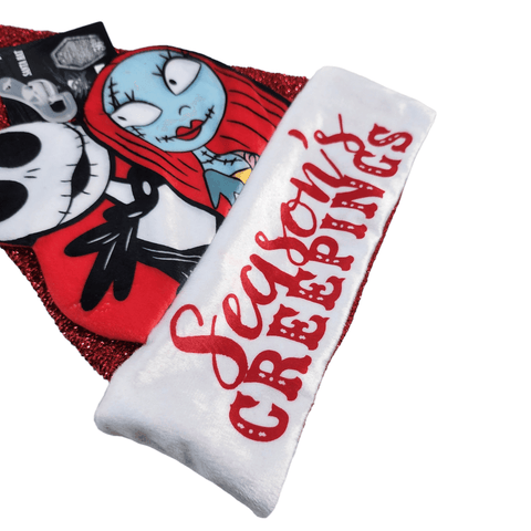 Disney Nightmare Before Christmas Jack and Sally Santa Hat - Sammi's Attic
