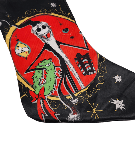 Disney Nightmare Before Christmas Stocking Jack Skellington Christmas Stocking - Sammi's Attic