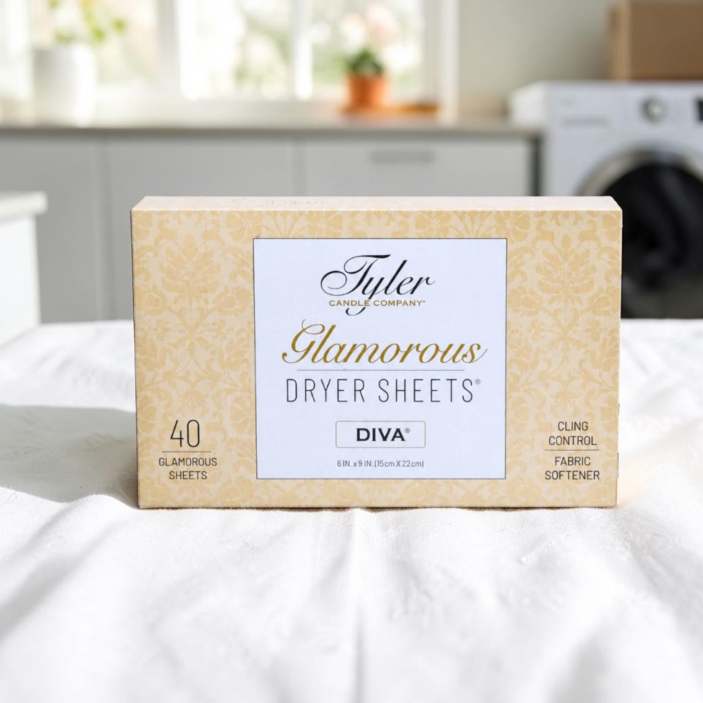 Diva Dryer Sheets | 40 Count | Tyler Candle Company