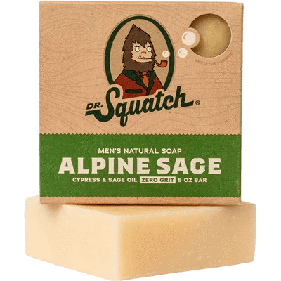 Dr. Squatch Alpine Sage Natural Bar Soap 5 oz