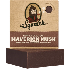 Dr. Squatch Bar Soap Gift Box Variety Pack | Musk | Sage | Citrus | Deep Sea Goat's Milk