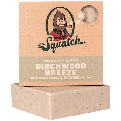 Dr. Squatch Birchwood Breeze Natural Bar Soap 5 oz