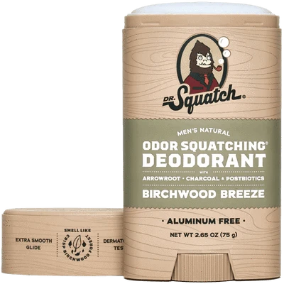 Dr. Squatch Birchwood Breeze Natural Odor Squatching Deodorant 2.65 oz