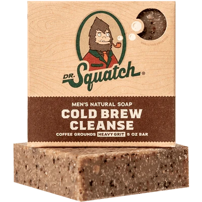 Dr. Squatch Cold Brew Cleanse Natural Bar Soap 5 oz