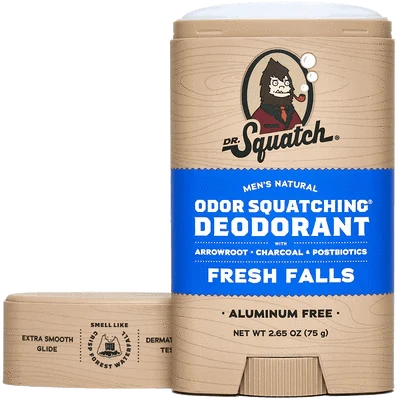 Dr. Squatch Fresh Falls Natural Odor Squatching Deodorant 2.65 oz