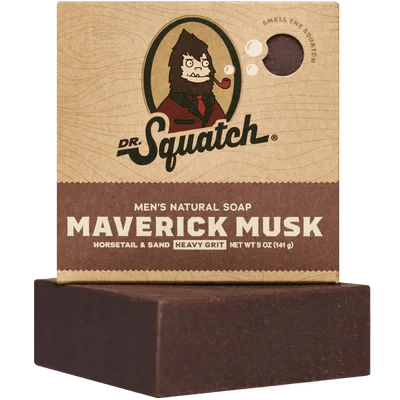 Dr. Squatch Maverick Musk Natural Bar Soap 5 oz