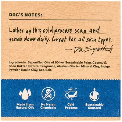 Dr. Squatch Natural Bar Soap 5 oz – Soap for Men
