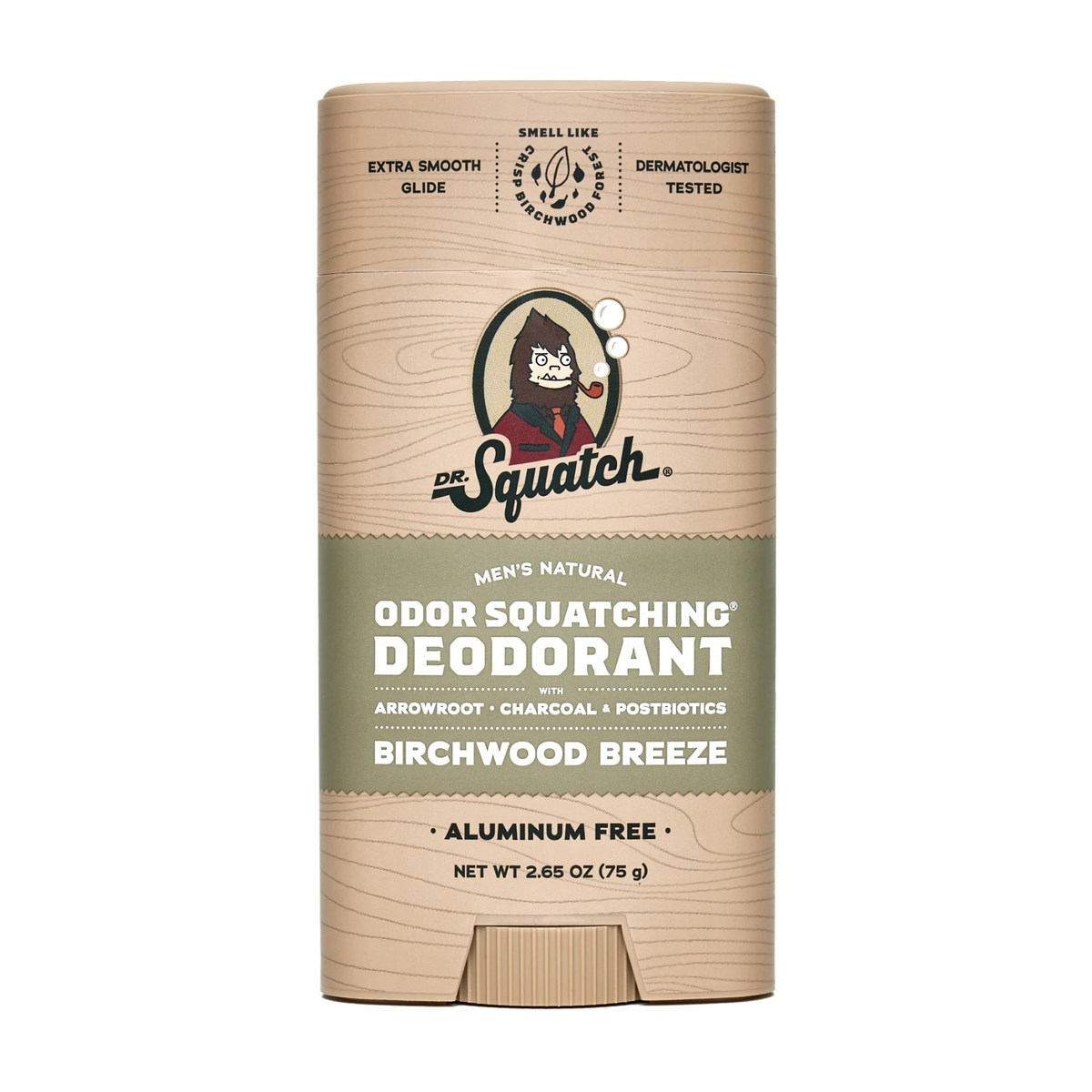 Dr. Squatch Natural Odor Squatching Deodorant 2.65 oz All-Natural Men's Grooming Care