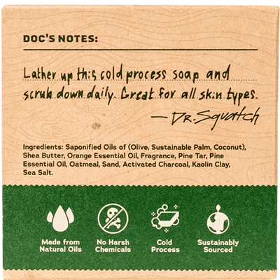 Dr. Squatch Pine Tar Natural Bar Soap 5 oz