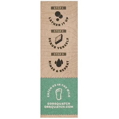 Dr. Squatch Rainforest Rapids Natural Bar Soap 5 oz