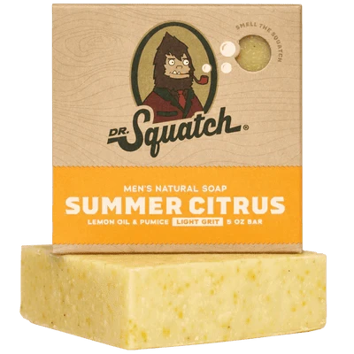 Dr. Squatch Summer Citrus Natural Bar Soap 5 oz