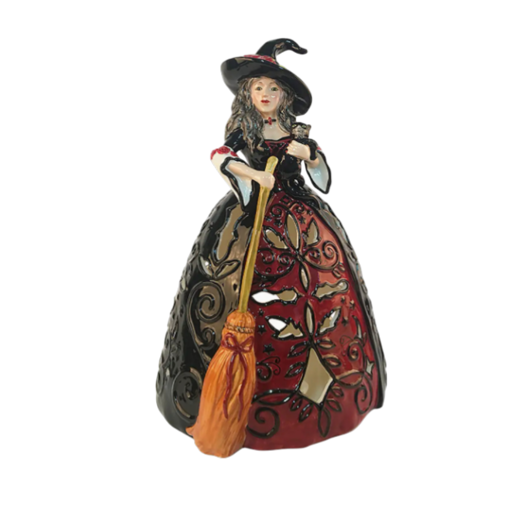Elegant Witch Tealight Holder