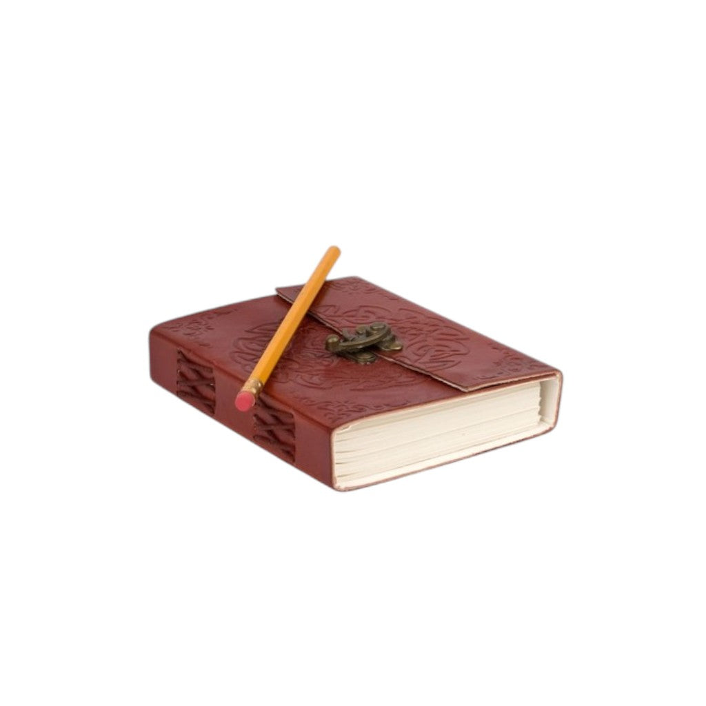 Endless Knot Leather Journal