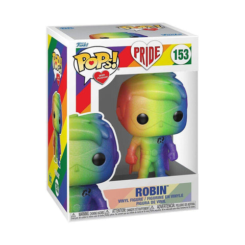 Funko Pop! DC Heroes: Pride - Robin Rainbow Glitter #153 Vinyl Figurine 4" - Sammi's Attic
