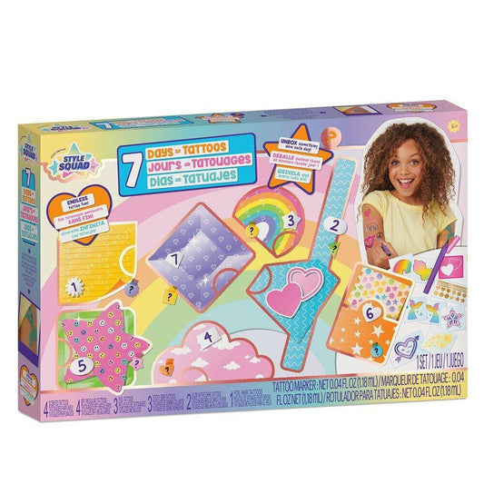 Girls Temporary Tattoos Scented Tattoo Sticky Gems Stencil BFF Glow in the Dark - Sammi's Attic