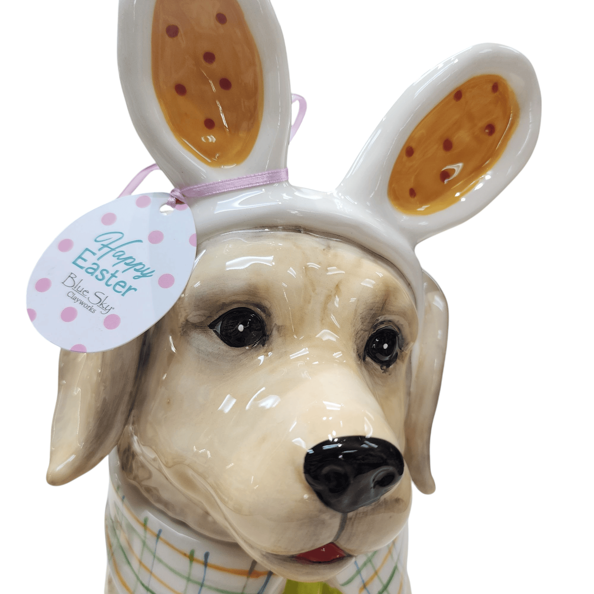 Golden Retriever Easter Cookie Jar