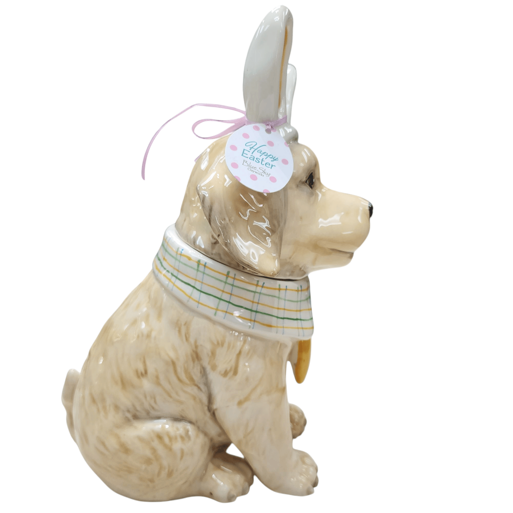 Golden Retriever Easter Cookie Jar