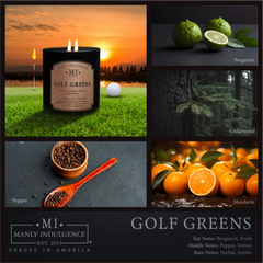 Golf Greens Candle