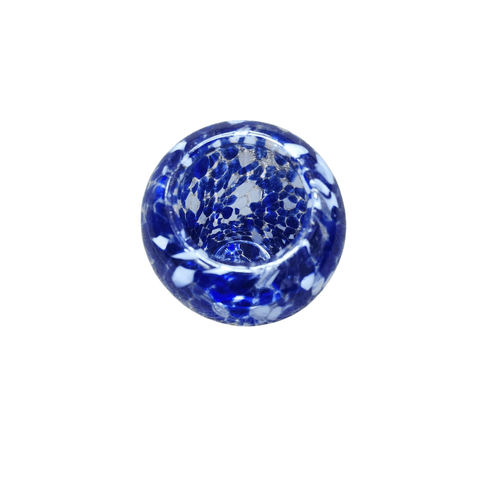 Hand Blown Mexican Frit Art Glass Vase Cobalt Blue 5" - Sammi's Attic
