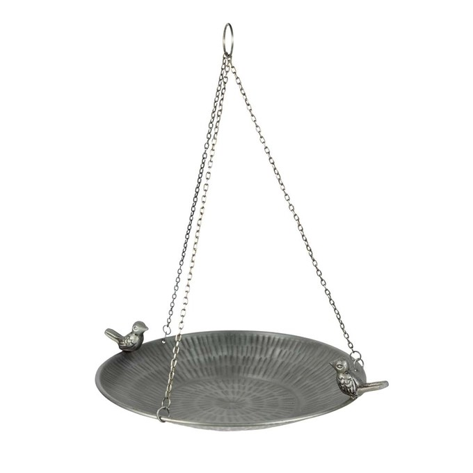 Handcrafted Iron Birdbath Bird Feeder