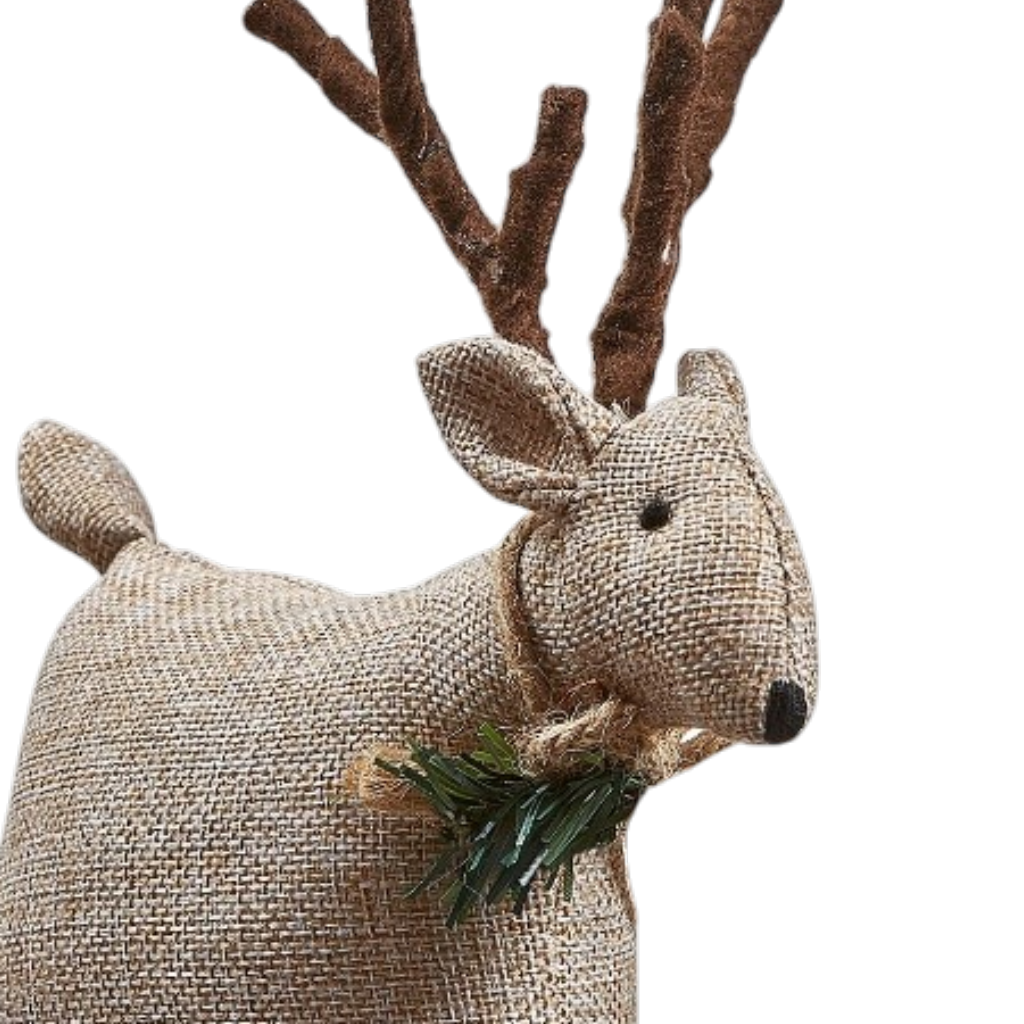 Handmade Christmas Textile Deer | Tweedie Reindeer