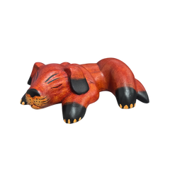 Handmade Wooden Dog Shelf Sitter