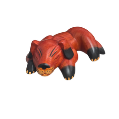 Handmade Wooden Dog Shelf Sitter