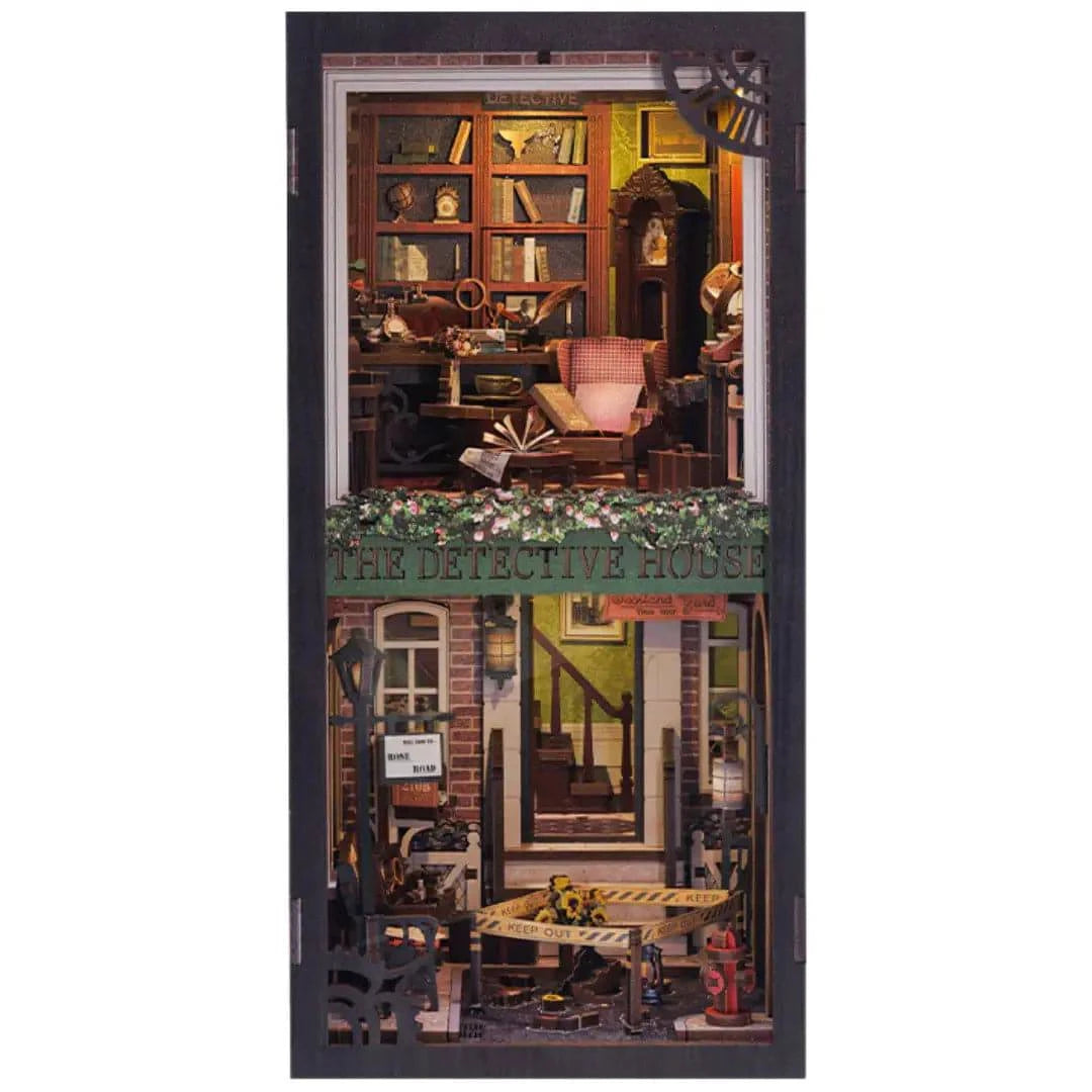 Hands Craft Diy Book Nook Kit: Rose Detective Agency With Dust Cover