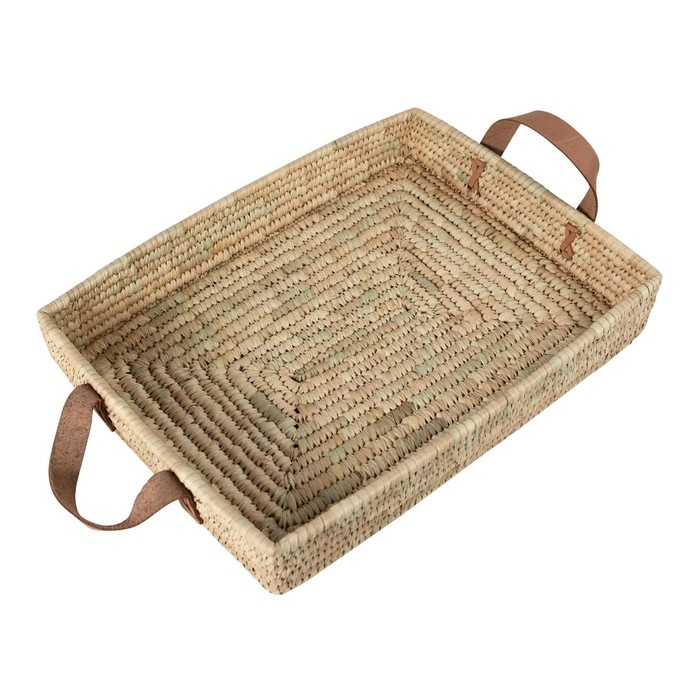 Handwoven Rectangle Basket | Date Palm