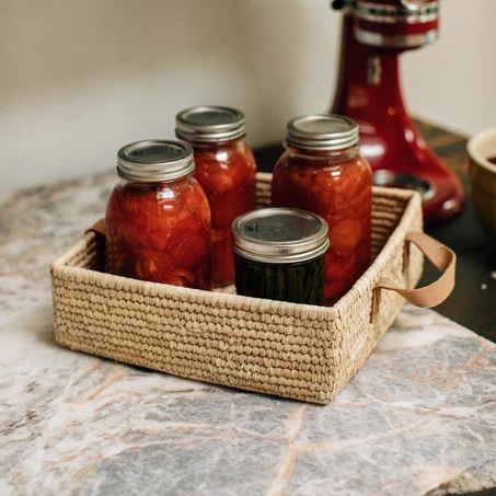 Handwoven Square Basket | Date Palm