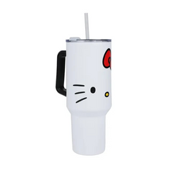 Hello Kitty Stainless Steel Tumbler with Straw and Lid 40oz