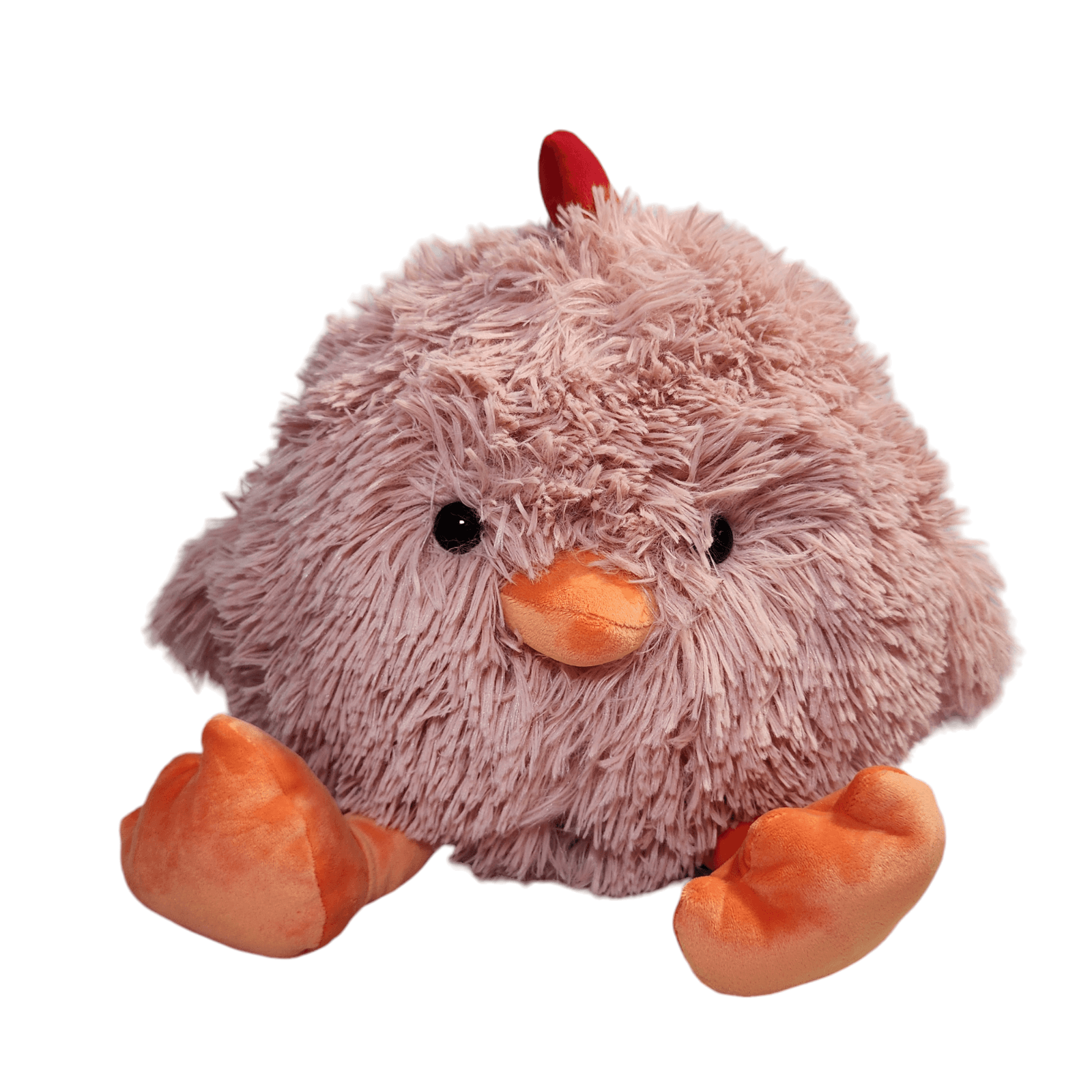 Hug Me Shaggy Chicken Rooster Plush Stuffed Hen Fair Animal Country Easter