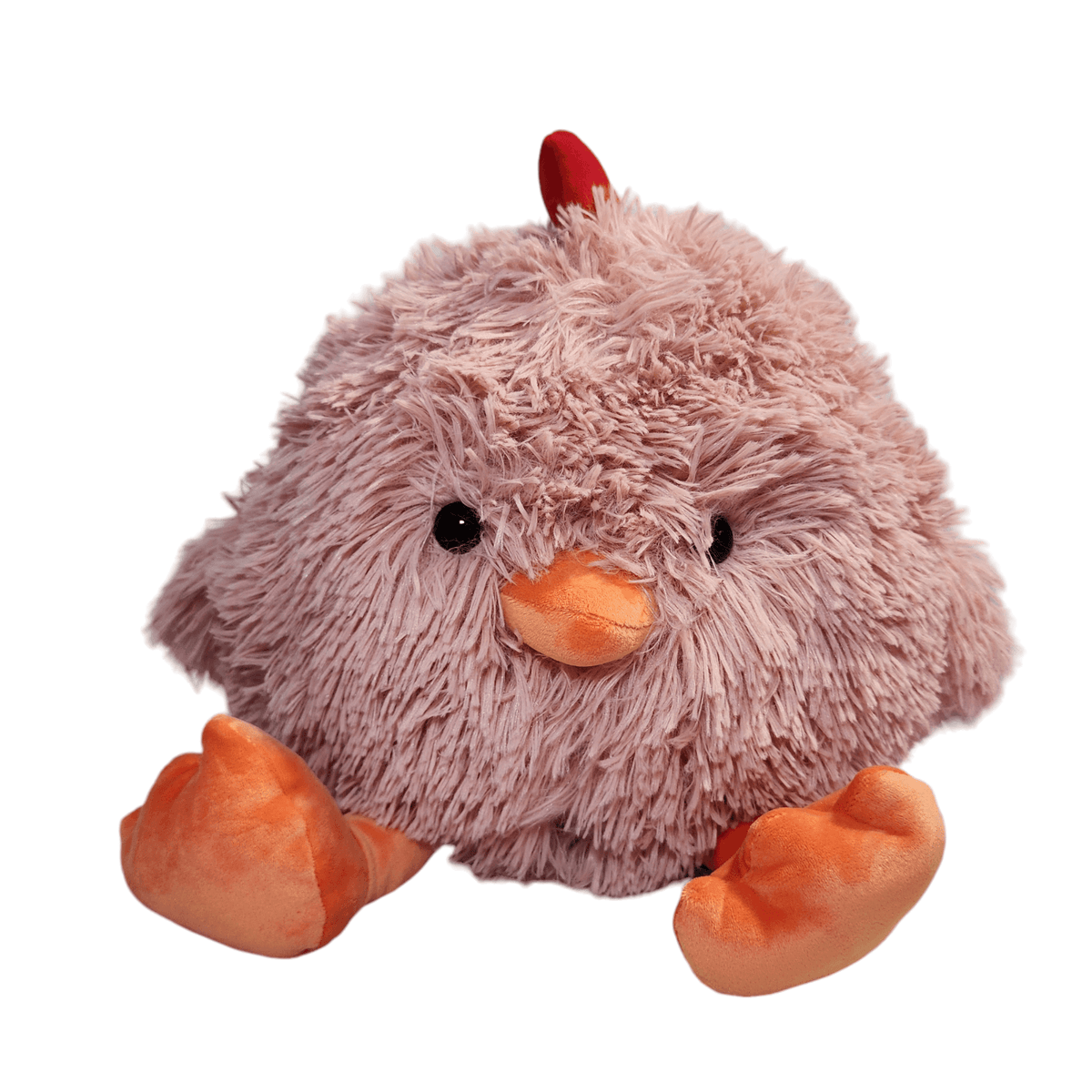 Hug Me Shaggy Chicken Rooster Plush Stuffed Hen Fair Animal Country Easter