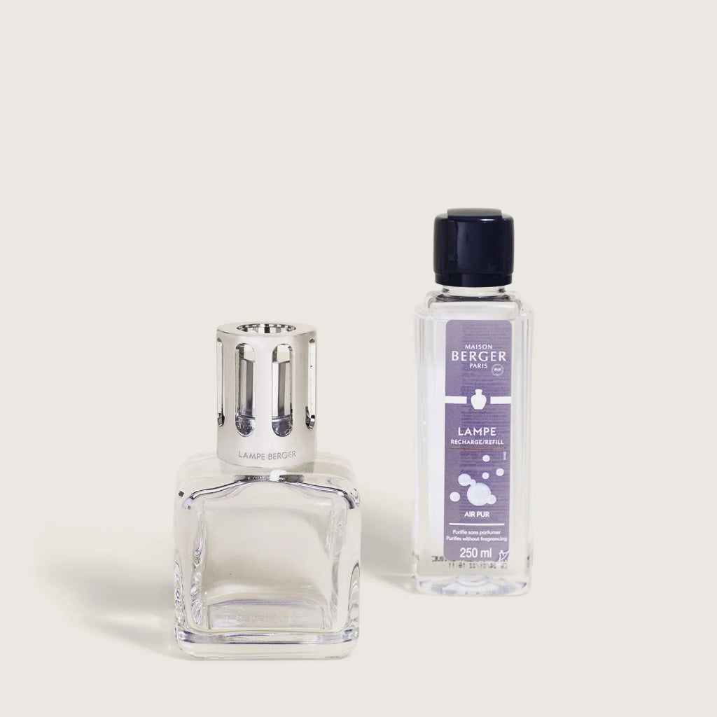 Ice Cube Clear Lamp Gift Set by Maison Berger