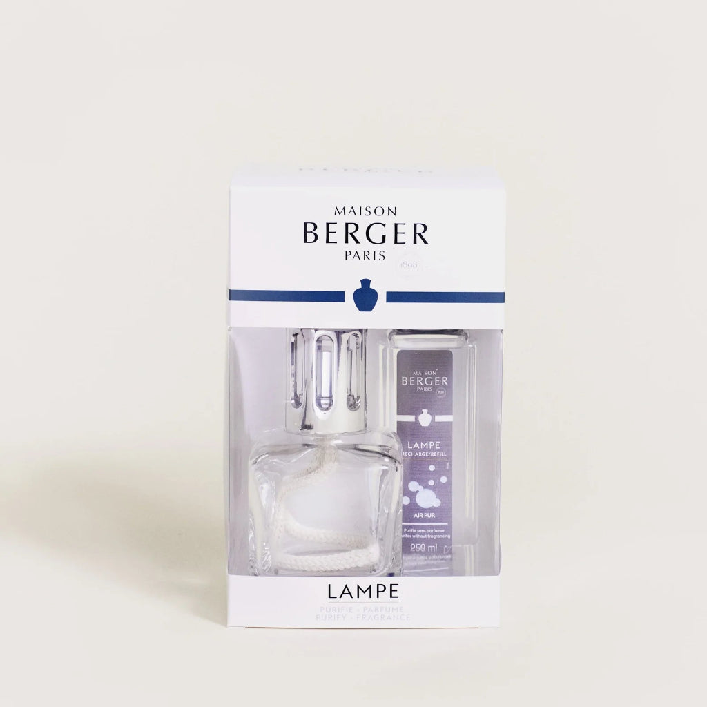 Ice Cube Clear Lamp Gift Set by Maison Berger (draft)