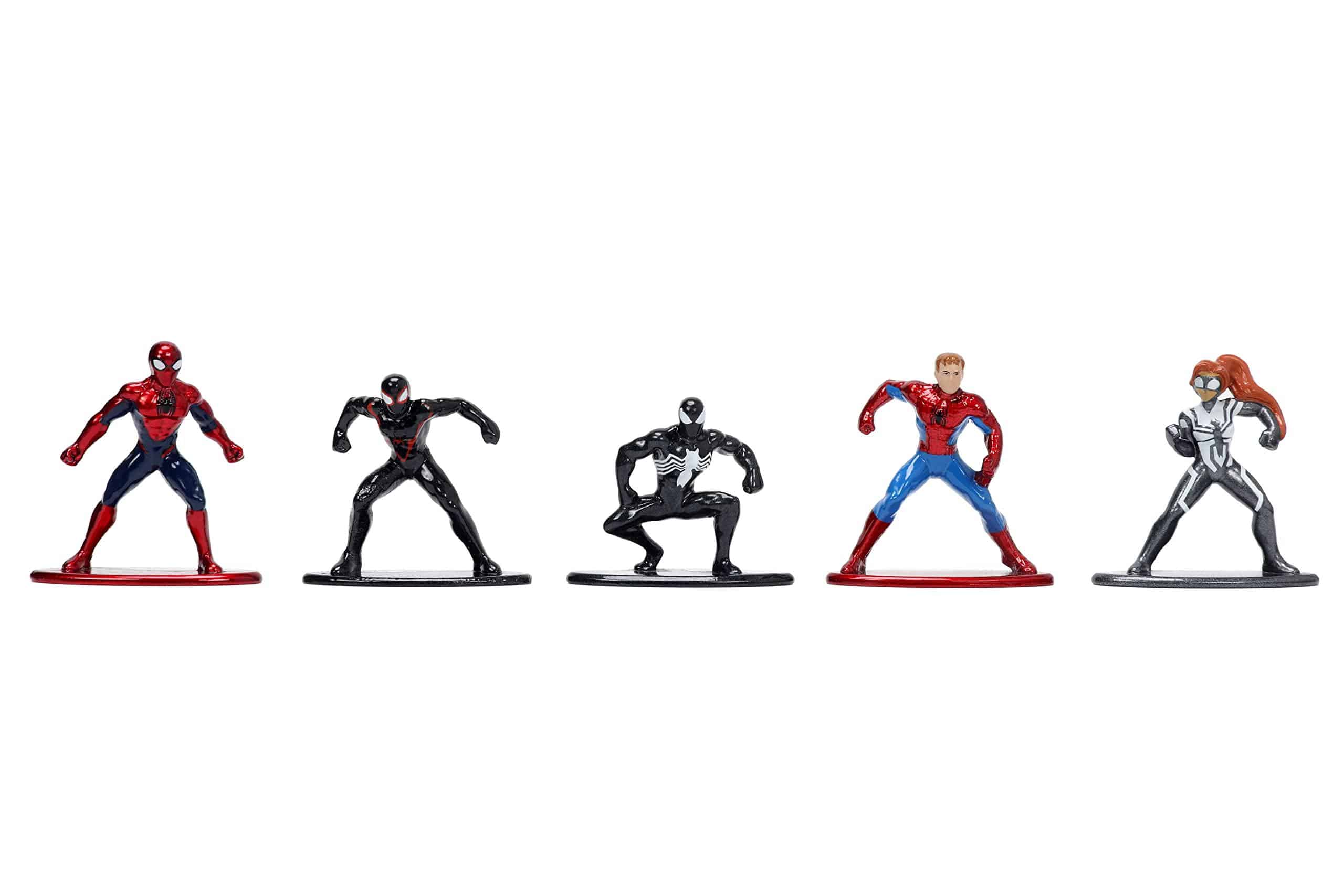 Jada Toys Marvel Spider-Man 18-Pack Series 8 Die-cast Figures, Toys for Kids and Adults