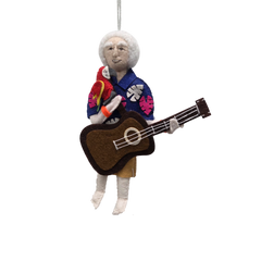 Jimmy Buffett Ornament | Handcrafted Felt Hanging Decor