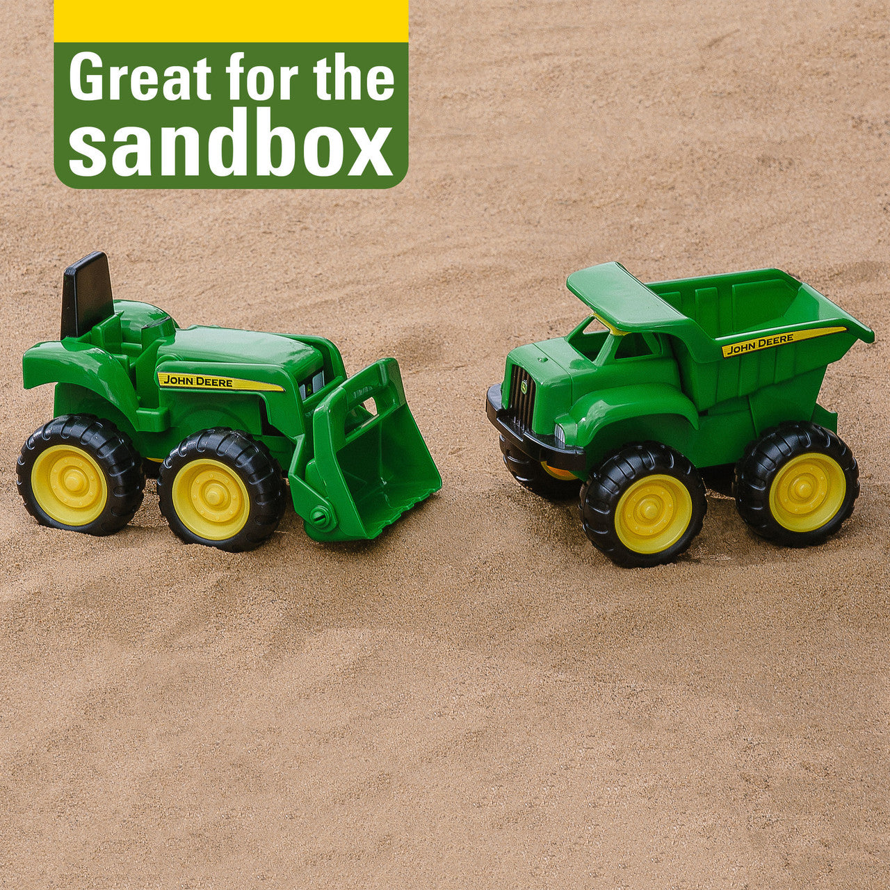 John Deere Dump Truck and Loader Toy Set 6 Inch