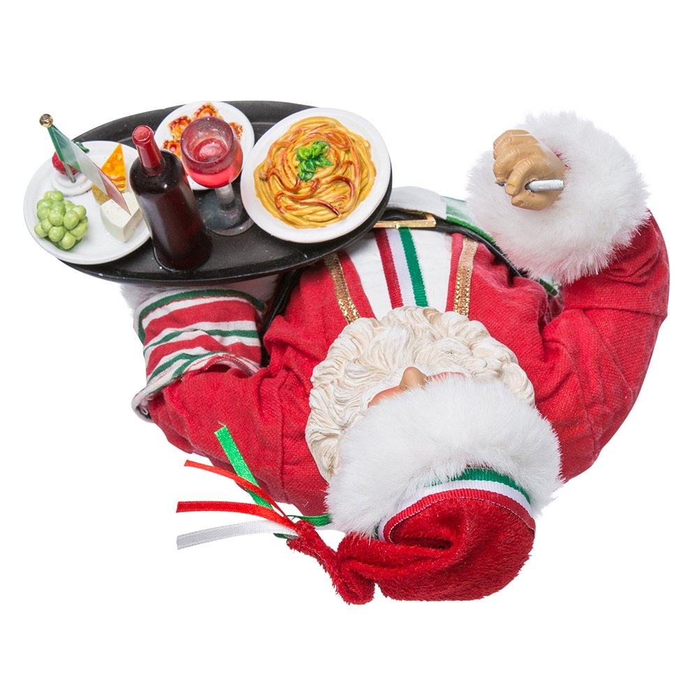Kurt Adler Musical Fabriche Italian Santa Display Figure