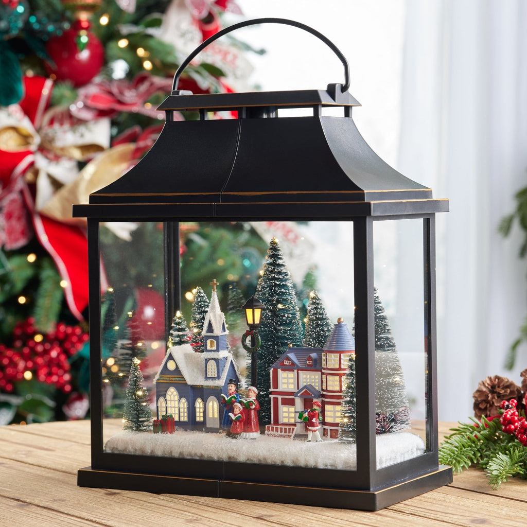 LED Christmas Carolers Lantern 16"H
