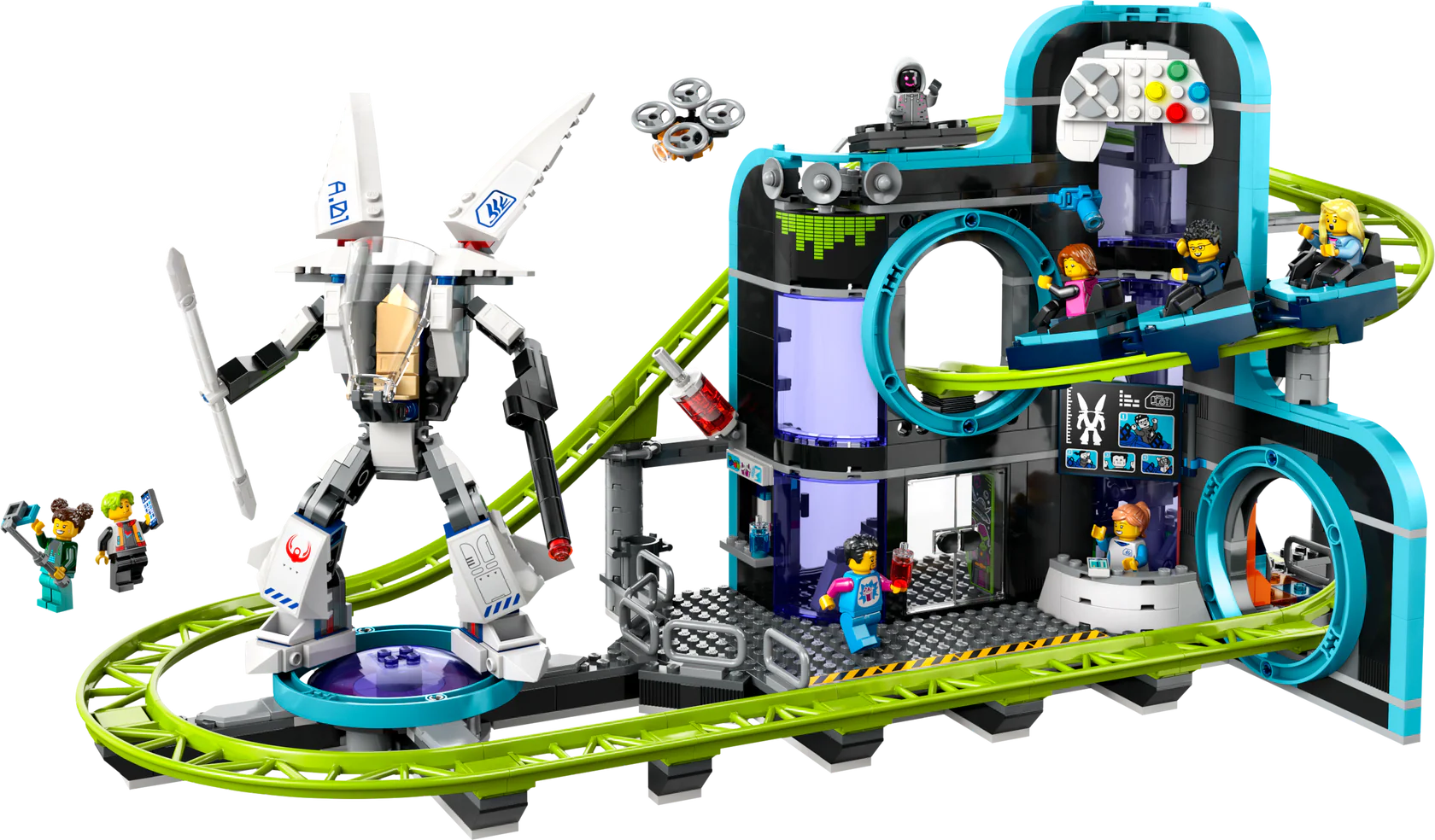 LEGO City Robot World Roller Coaster Park